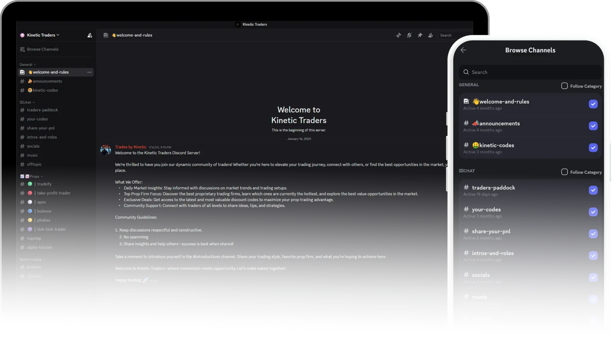 Discord - Kinetic Trading